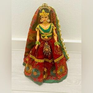 Stunning! Handmade/Designed Indian Gopi Barbie Doll Heirloom Quality Art Piece